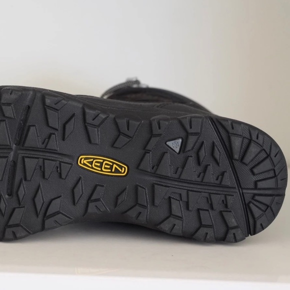 KEEN Terradora 2 Wintry Waterproof Snow Boot Black Womens 7 Faux Fur - Picture 3 of 6